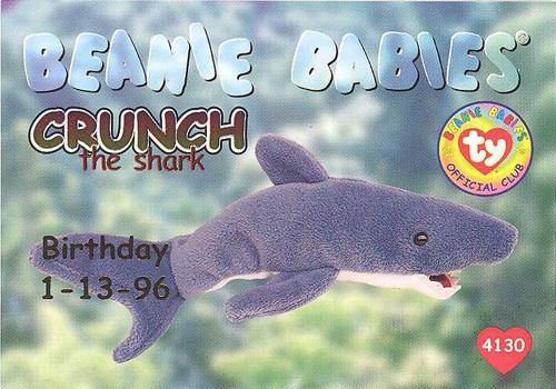 Beanie babies bboc card - ty,