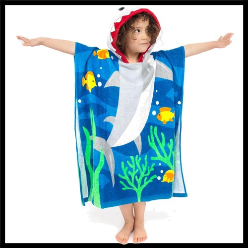 Brave shark toddler hooded - brave,