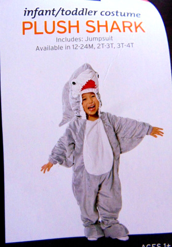 Plush shark halloween costume - shark,