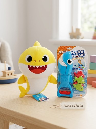 Singing baby shark yellow - singing,