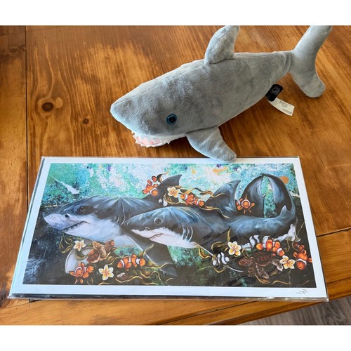 Baby nursery shark - baby, print