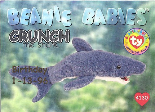 Beanie babies bboc card - beanie,